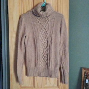 Brown J. Crew turtle neck sweater